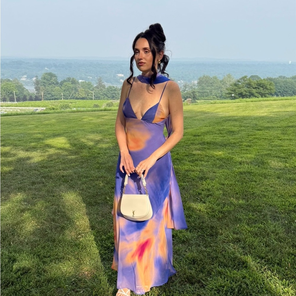 Zara Elegant Multicolor Maxi Dress